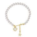 Seashell Starfish Pearl Bracelet