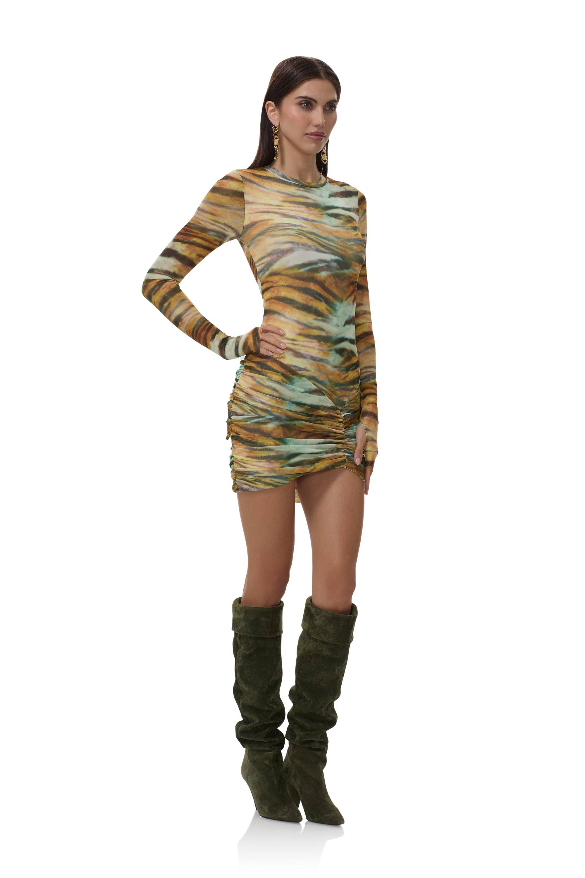 Mirza Dress -Tiger