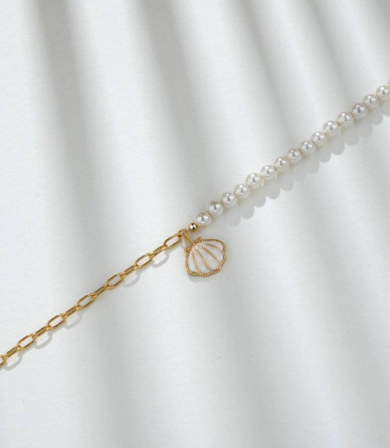 Beach shell bracelet