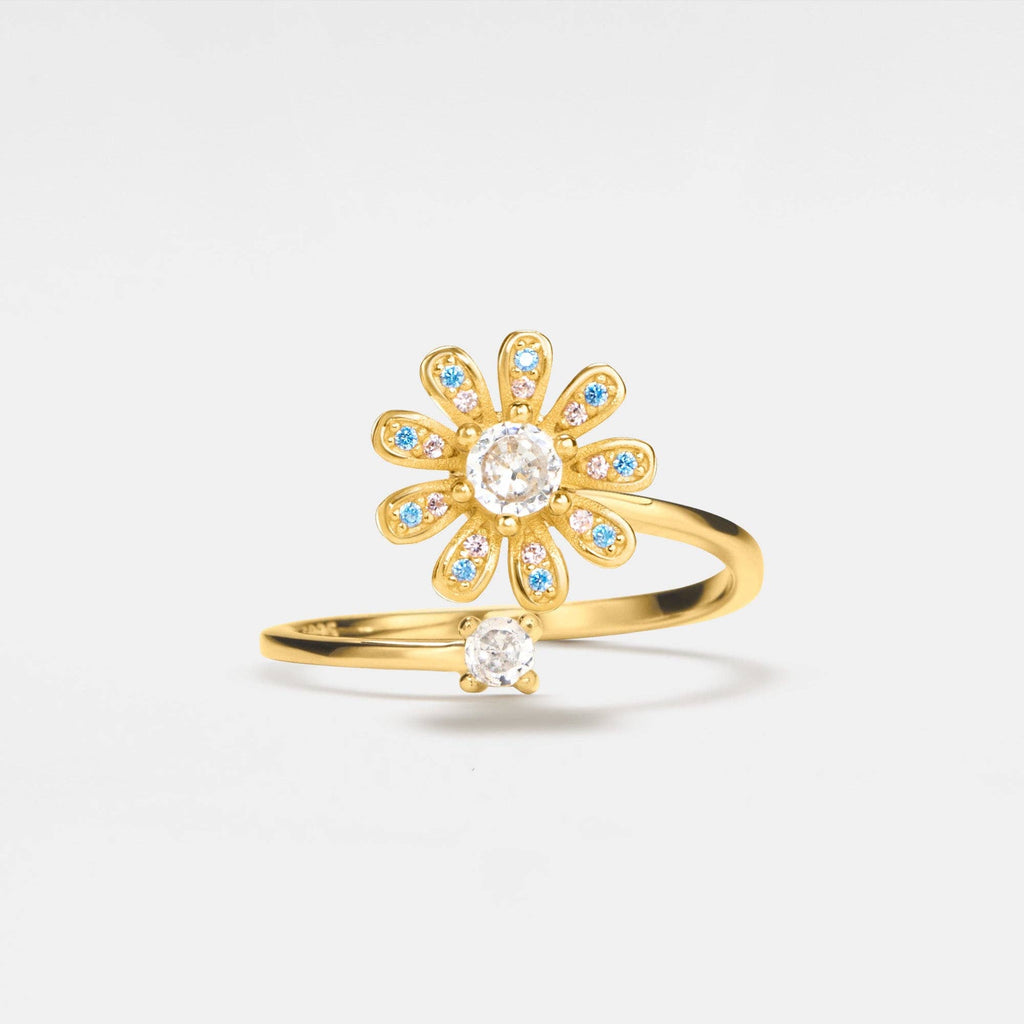 Daisy Bloom Spinner Ring