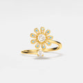 Daisy Bloom Spinner Ring
