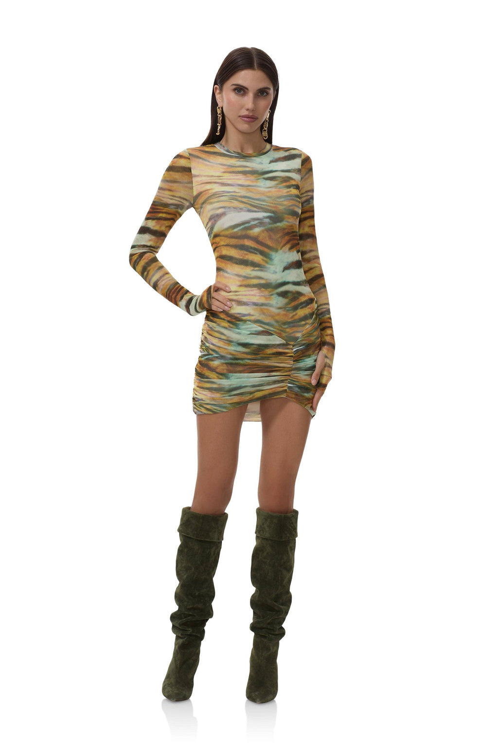 Mirza Dress -Tiger