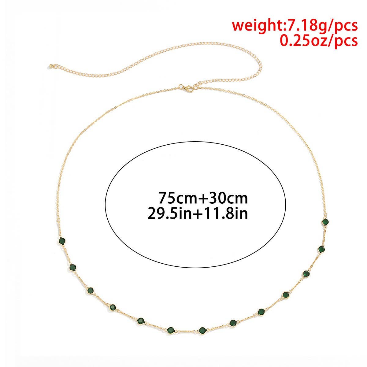 Buikketting Smaragd