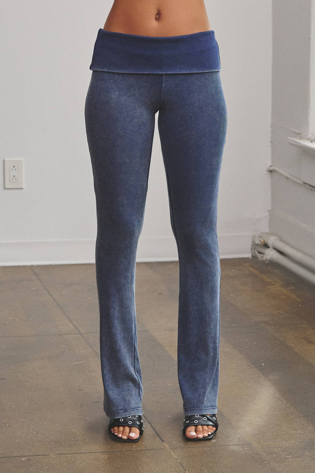 Blue Wave Flared Broek