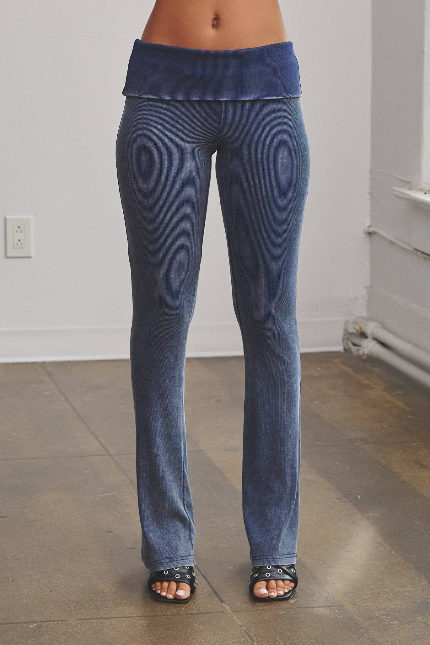 Blue Wave Flared Broek