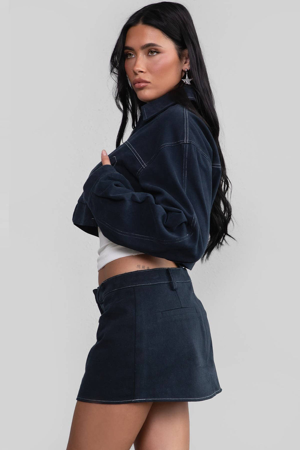 Denim Bomber Jacket