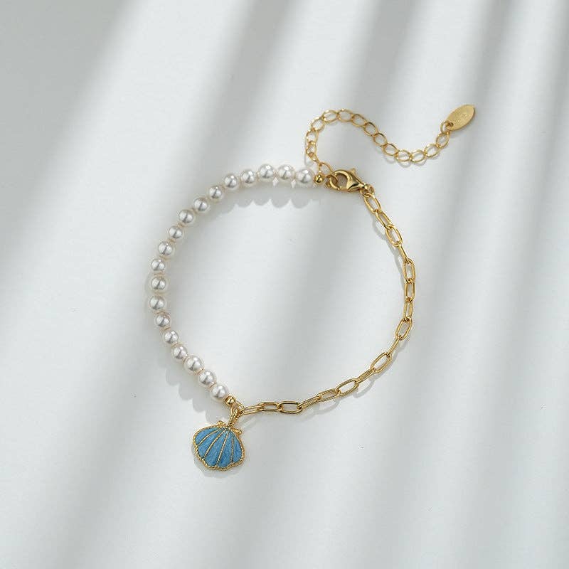 Beach shell bracelet