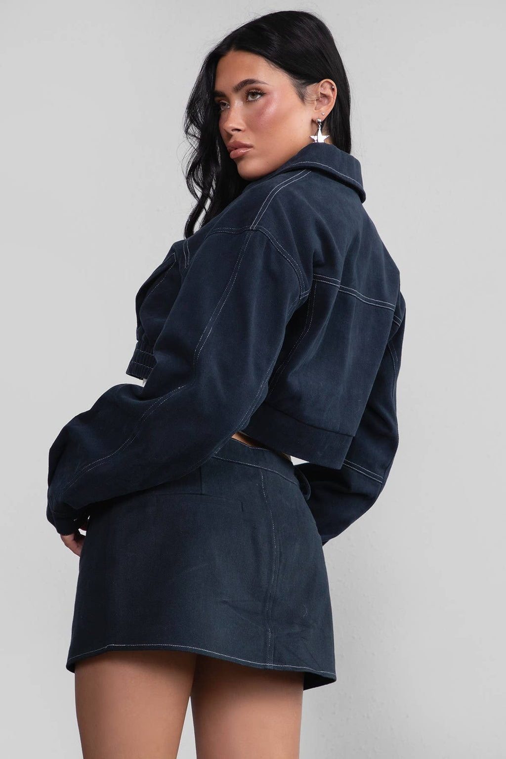 Denim Bomber Jacket