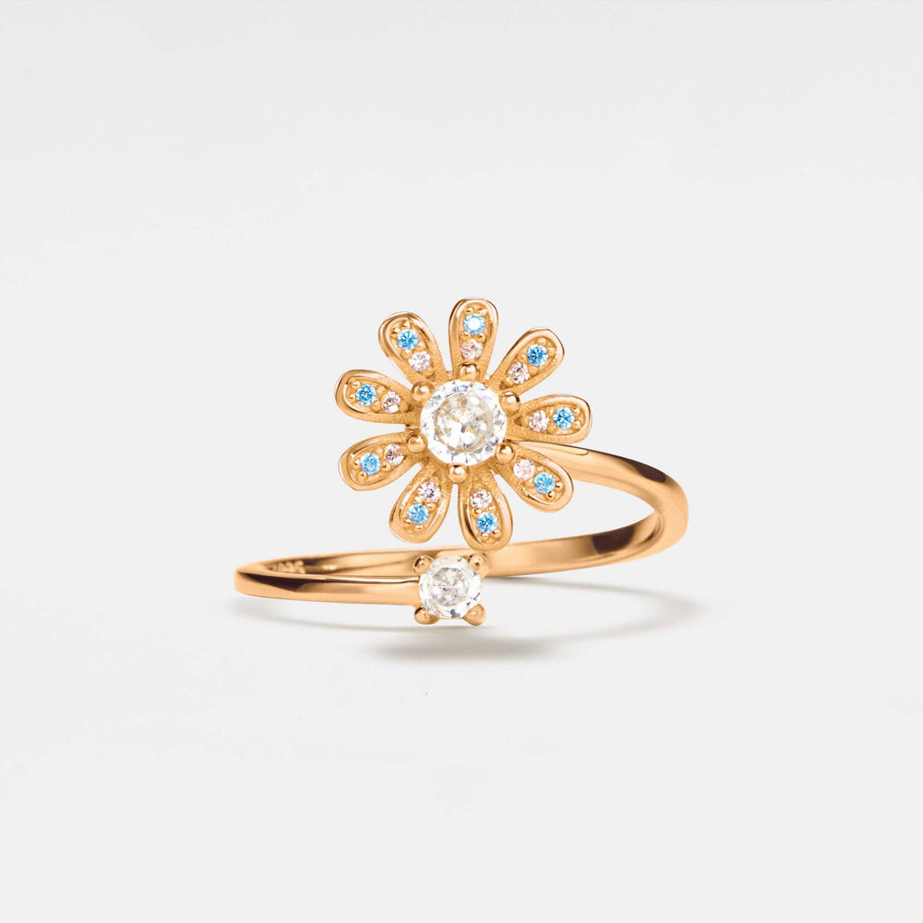 Daisy Bloom Spinner Ring
